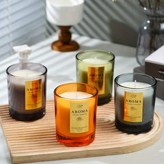 Scented Candle Fresh Light Soy Wax Glass Wedding Fragrance Candle