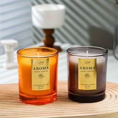 Scented Candle Fresh Light Soy Wax Glass Wedding Fragrance Candle
