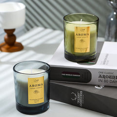 Scented Candle Fresh Light Soy Wax Glass Wedding Fragrance Candle