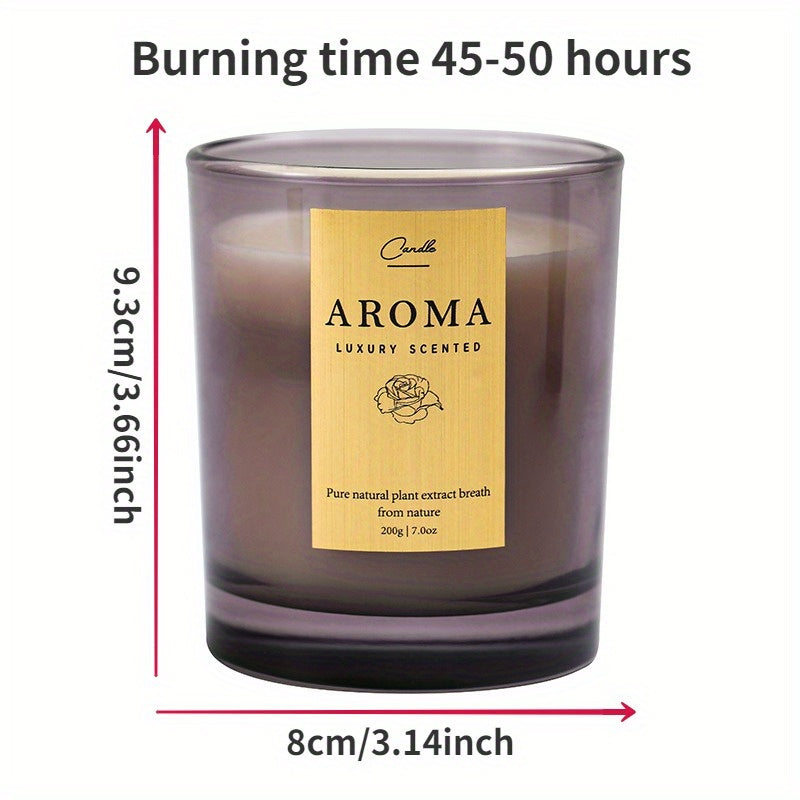 Scented Candle Fresh Light Soy Wax Glass Wedding Fragrance Candle