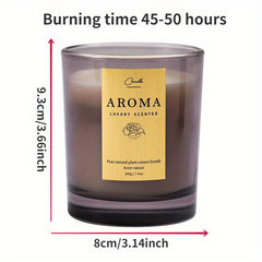 Scented Candle Fresh Light Soy Wax Glass Wedding Fragrance Candle