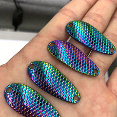 5g 20g 10 Colors Spoon Lures Hard Bait Freshwater Fishing Tackle