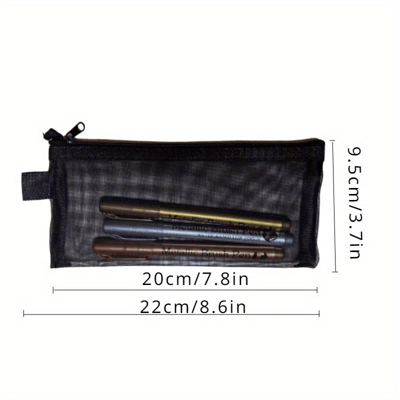 3pcs Pencil Storage Bags Stationery Bags