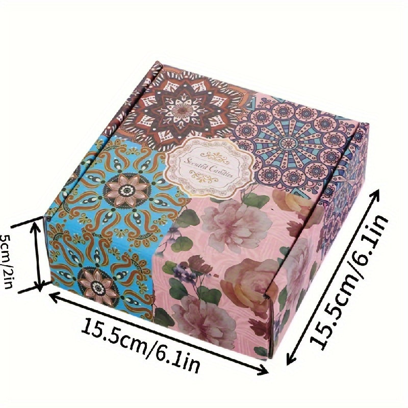 4pcs Scented Christmas Decorative Candles Room Decor Bedroom Gift