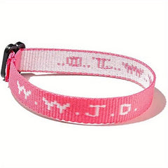WWJD WWWJD Letter Knitted Bracelet Unisex Sports Wristband Outdoor Jewelry