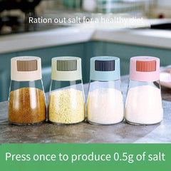 4pcs Camping Spice Set Portable Containers for BBQ and Picnics