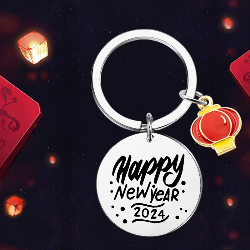 Red Lantern Keychain Pendant Year Gift Decoration