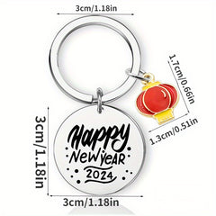 Red Lantern Keychain Pendant Year Gift Decoration