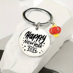 Red Lantern Keychain Pendant Year Gift Decoration