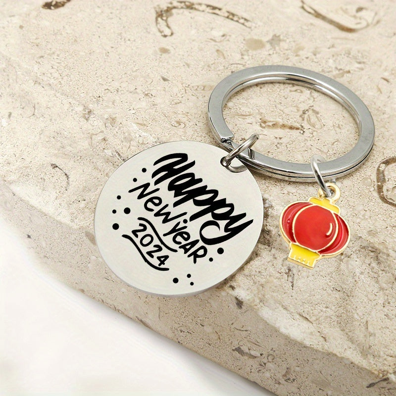Red Lantern Keychain Pendant Year Gift Decoration
