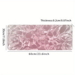 Pink Mouse Mat Waterproof Office Desk Pad Home Mouse Mat