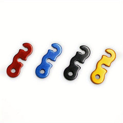 6pcs Aluminum Guyline Cord Adjusters Tent Tensioners Camping Accessories