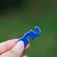 6pcs Aluminum Guyline Cord Adjusters Tent Tensioners Camping Accessories