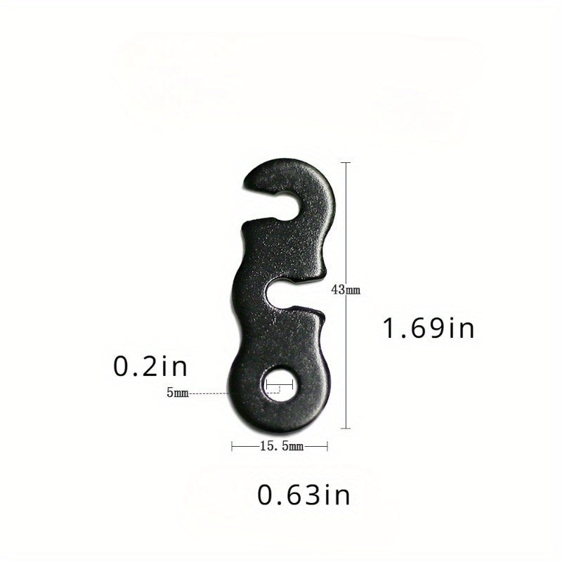 6pcs Aluminum Guyline Cord Adjusters Tent Tensioners Camping Accessories