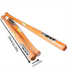 Solid Wooden Baseball Bat Hardwood Softball Stick Outdoor Sports