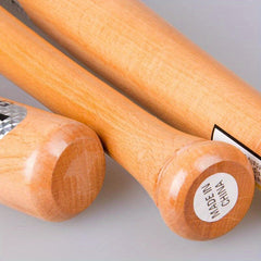 Solid Wooden Baseball Bat Hardwood Softball Stick Outdoor Sports