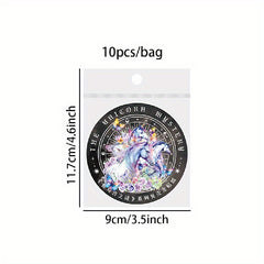 20pcs Unicorn Mystery Series PET Shell Light Sticky Notes for Journal Decoration