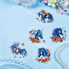 20pcs Unicorn Mystery Series PET Shell Light Sticky Notes for Journal Decoration