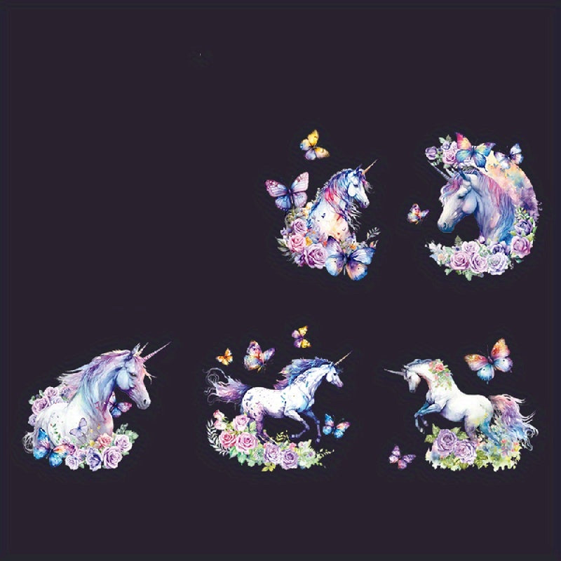 20pcs Unicorn Mystery Series PET Shell Light Sticky Notes for Journal Decoration