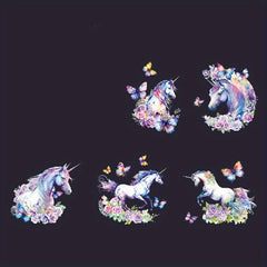 20pcs Unicorn Mystery Series PET Shell Light Sticky Notes for Journal Decoration