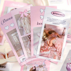 Sweet Stickers 30 Sheets Girl's Diary Series Copperplate Paper Stickers