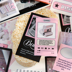 Sweet Stickers 30 Sheets Girl's Diary Series Copperplate Paper Stickers