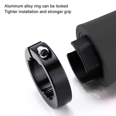 Non Slip Mountain Bike Grip Soft Rubber Lockable Bike Parts