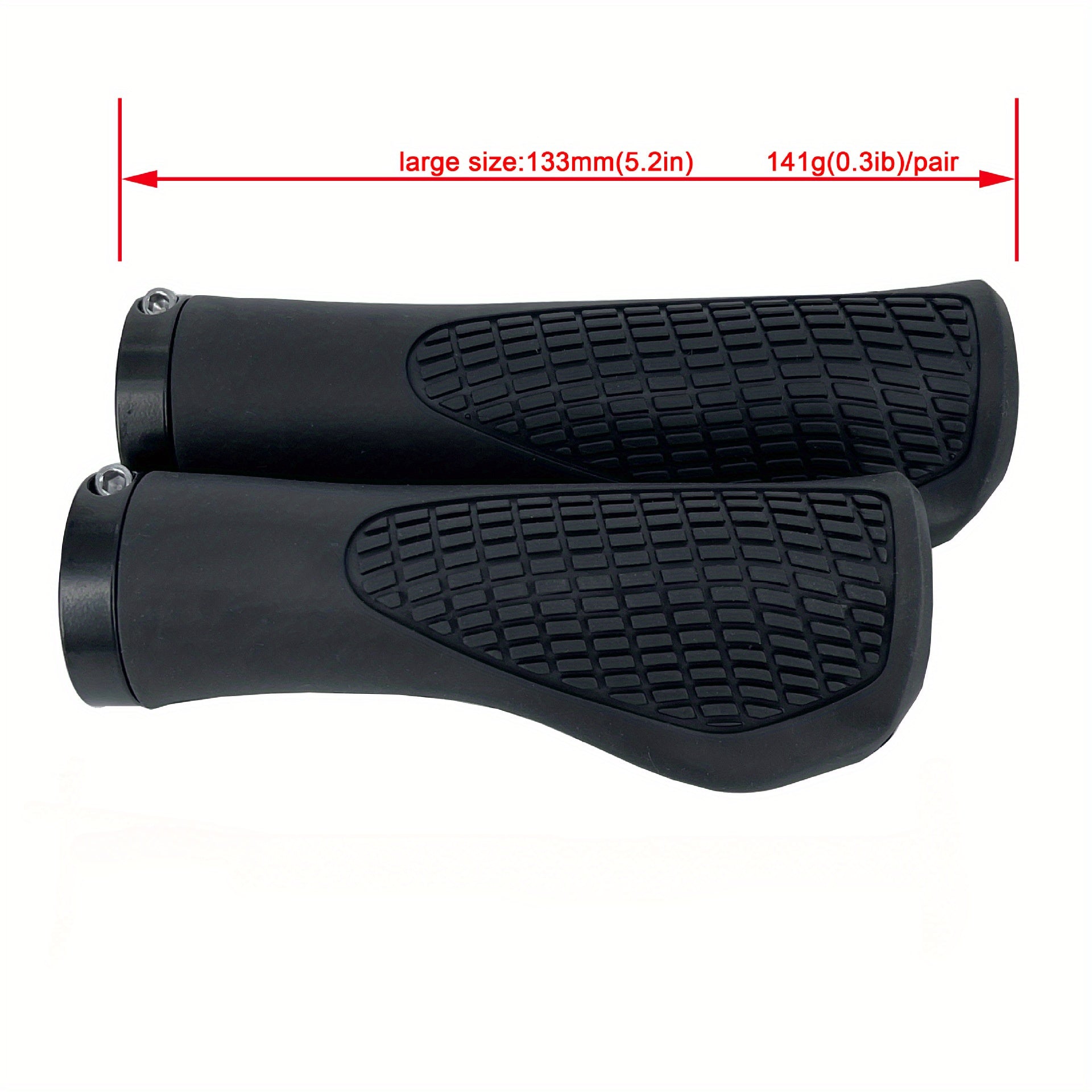 Non Slip Mountain Bike Grip Soft Rubber Lockable Bike Parts
