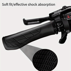 Non Slip Mountain Bike Grip Soft Rubber Lockable Bike Parts