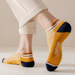 Men's Block Liner Anklet Socks Set - Comfy & Breathable