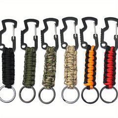 Outdoor Carabiner Keychain with Bottle Opener