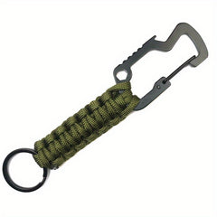 Outdoor Carabiner Keychain with Bottle Opener