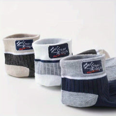 Men's Block Liner Anklets Socks Breathable Soft Sweat Absorbent