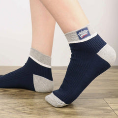 Men's Block Liner Anklets Socks Breathable Soft Sweat Absorbent