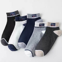 Men's Block Liner Anklets Socks Breathable Soft Sweat Absorbent