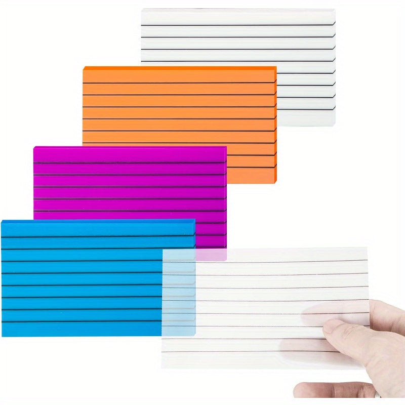 62 cm x 7 Lined Transparent Stickers & 4 Cushions - Self-adhesive Memo Labels