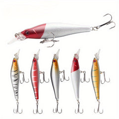 1pc Bionic Minnow Lure Hard Bait Treble Hook Fishing Accessory