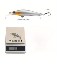 1pc Bionic Minnow Lure Hard Bait Treble Hook Fishing Accessory