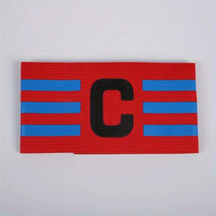 Football Captain Armband C Word Mark Paste Team Leader Nylon Adjustable