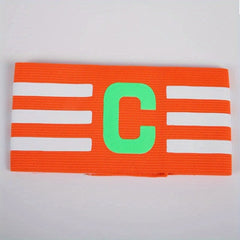 Football Captain Armband C Word Mark Paste Team Leader Nylon Adjustable