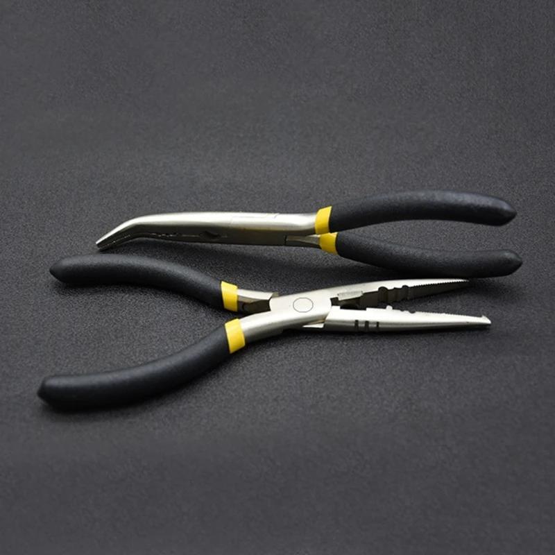 Fishing Line Cutter Bent Straight Nose Pliers Tool