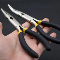 Fishing Line Cutter Bent Straight Nose Pliers Tool