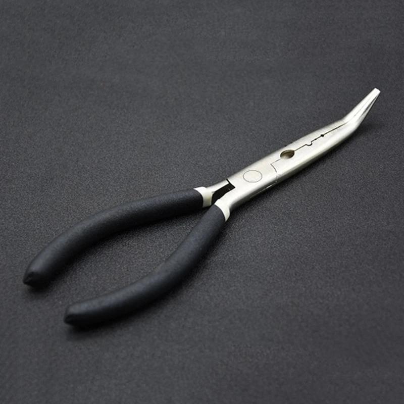 Fishing Line Cutter Bent Straight Nose Pliers Tool