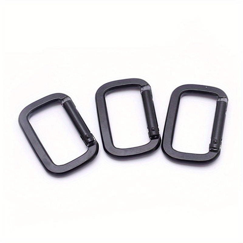 5pcs Safety Buckle for Hiking Camping Aluminum Carabiner Backpack Hanging