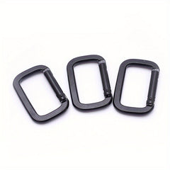 5pcs Safety Buckle for Hiking Camping Aluminum Carabiner Backpack Hanging