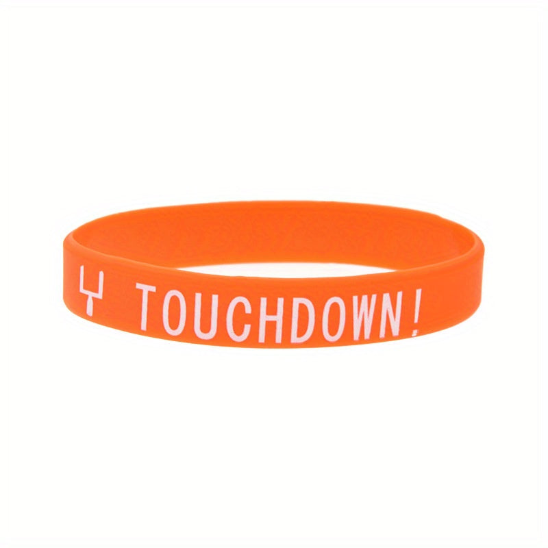 Rugby Football Silicone Sport Bracelet Waterproof Reusable Wear Resistance Wrist