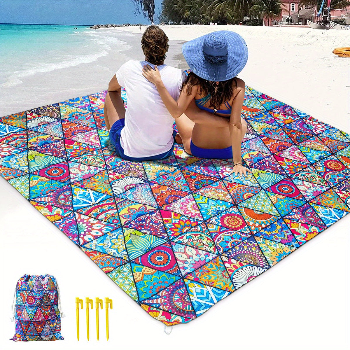 Waterproof Camping Blanket Portable Lightweight Picnic Mat