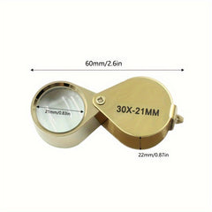 Pocket Jewellers Glass Magnifying Magnifier Jewelry Loupe