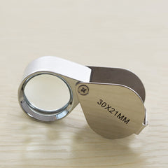 Pocket Jewellers Glass Magnifying Magnifier Jewelry Loupe
