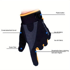 Cycling Gloves Touch Screen Full Finger Outdoor Fishing Motorcycle Bike Gloves